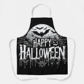 ヴィンテージハッピーハローウィン芸術 エプロン (正面)