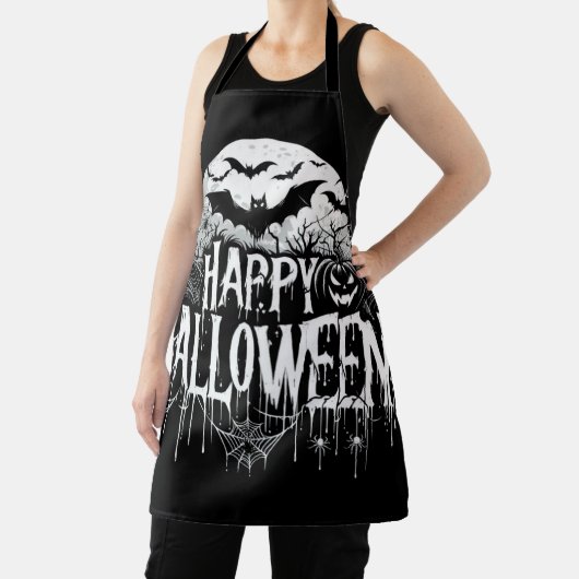 ヴィンテージハッピーハローウィン芸術 エプロン (インサイチュ)