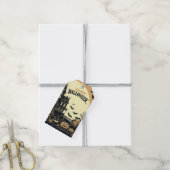 ヴィンテージハッピーハローウィン芸術 ギフトタグ (より糸付き)