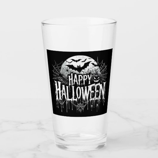 ヴィンテージハッピーハローウィン芸術 タンブラーグラス (正面)