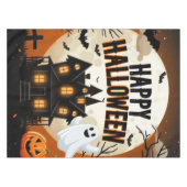 ヴィンテージハッピーハローウィン芸術 テーブルクロス (正面(横))