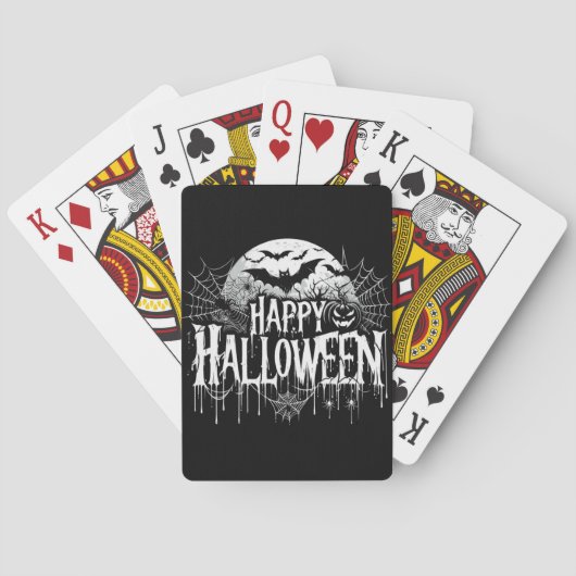 ヴィンテージハッピーハローウィン芸術 トランプ (裏面)