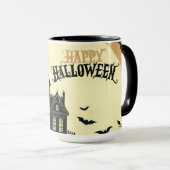 ヴィンテージハッピーハローウィン芸術 マグカップ (正面右)