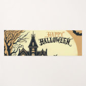 ヴィンテージハッピーハローウィン芸術 ヨガマット (正面(横))