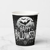 ヴィンテージハッピーハローウィン芸術 紙コップ (裏面)
