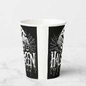 ヴィンテージハッピーハローウィン芸術 紙コップ (左)
