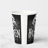 ヴィンテージハッピーハローウィン芸術 紙コップ (右)