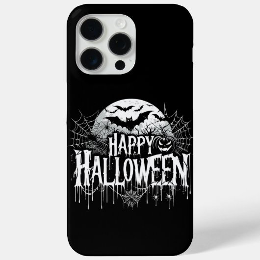 ヴィンテージハッピーハローウィン芸術 Case-Mate iPhoneケース (裏面)