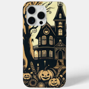 ヴィンテージハッピーハローウィン芸術 iPhone 15 PRO MAXケース