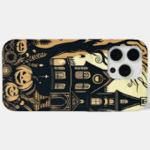 ヴィンテージハッピーハローウィン芸術 Case-Mate iPhoneケース (裏面 (横))