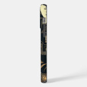 ヴィンテージハッピーハローウィン芸術 iPhoneケース (左側面)
