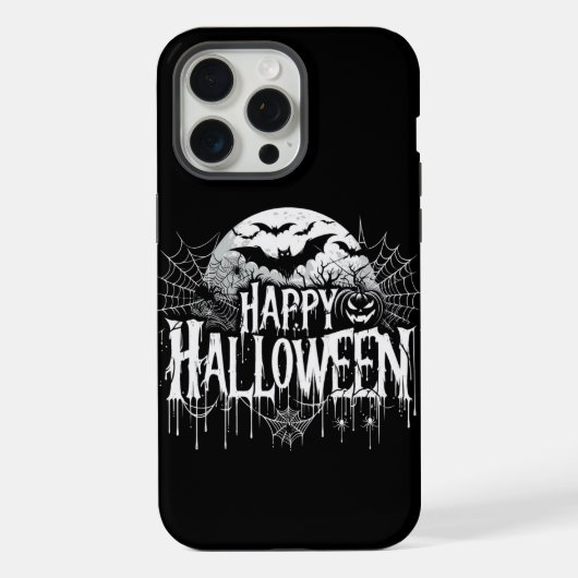 ヴィンテージハッピーハローウィン芸術 iPhoneケース (裏面)
