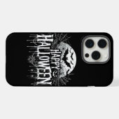 ヴィンテージハッピーハローウィン芸術 iPhoneケース (裏面横)