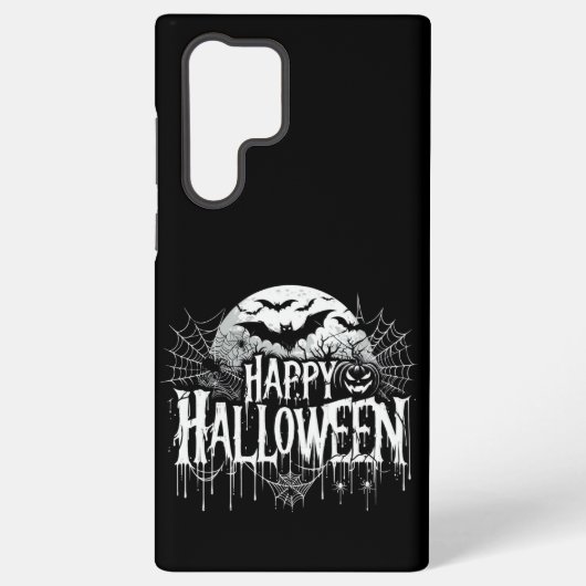 ヴィンテージハッピーハローウィン芸術 SAMSUNG GALAXYケース (裏面)