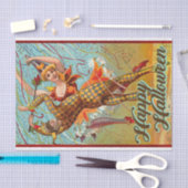 ヴィンテージハッピーハローウィン踊り 薄葉紙 (クラフト)