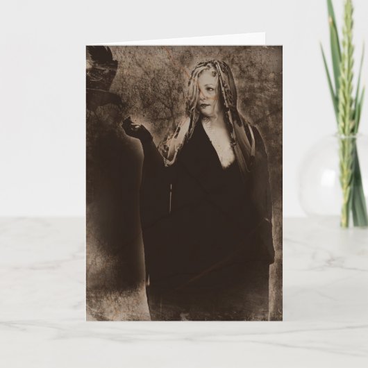 ヴィンテージハッピーハローウィン カード (正面)