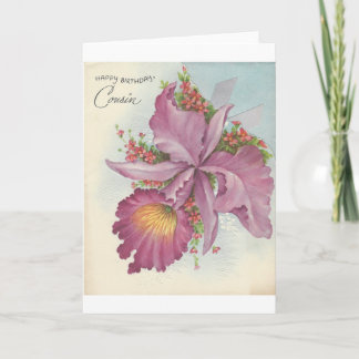 ヴィンテージハッピーバースデーいとこ カード