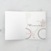 ヴィンテージハッピーバースデーの願い カード (内部)