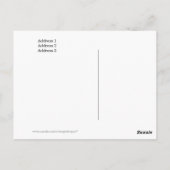 ヴィンテージハッピーバースデーはがき ポストカード (裏面)