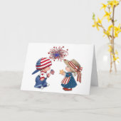 ヴィンテージハッピーバースデーアメリカ カード (黄色い花)