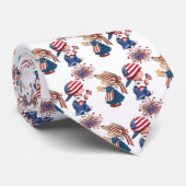 ヴィンテージハッピーバースデーアメリカ ネクタイ (ロール)