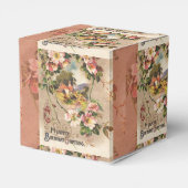 ヴィンテージハッピーバースデーカードアートワーク フェイバーボックス (裏面サイド)