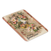 ヴィンテージハッピーバースデーカードアートワーク マグネット (右側)