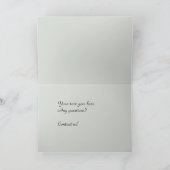 ヴィンテージハッピーバースデースリンガースパニエル犬子犬 カード (内部)