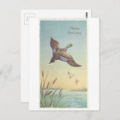 ヴィンテージハッピーバースデーマラール ポストカード (正面/裏面)