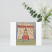 ヴィンテージハッピーバースデー占い ポストカード (スタンド正面)