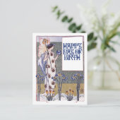 ヴィンテージハッピーバースデー ポストカード (スタンド正面)