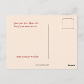 ヴィンテージハッピーバースデー ポストカード (裏面)