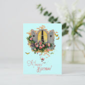 ヴィンテージハッピーバースデー ポストカード (スタンド正面)