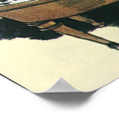 ヴィンテージハッピーファーザーズビクトリアンデイベビーバシネ ポスター (角)