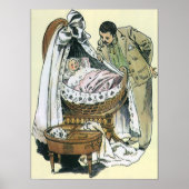 ヴィンテージハッピーファーザーズビクトリアンデイベビーバシネ ポスター (正面)