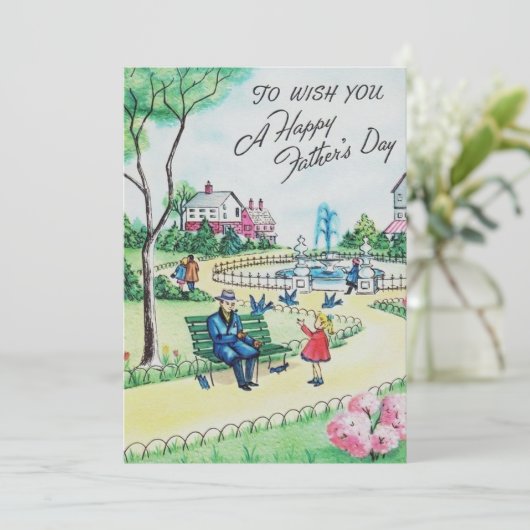 ヴィンテージハッピーファーザーズ・デイ・イン・パーク シーズンカード (スタンド正面)