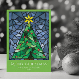 ヴィンテージハッピーホリデイズハンドドロッドホリデーカード シーズンカード