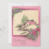 ヴィンテージハッピーマザーズコテージ&フラワー シーズンカード (正面)