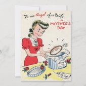 ヴィンテージハッピーマザーズデイマムエンジェルハロー シーズンカード (正面)