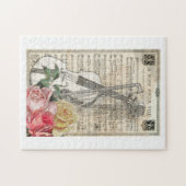 ヴィンテージハッピーマザーズデイヴァイオリンバラ付き ジグソーパズル (横)