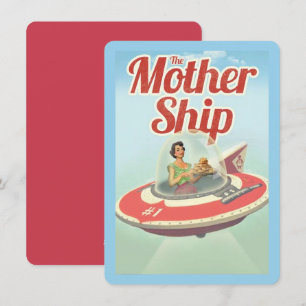 ヴィンテージハッピーマザーズ日MotherShipとCookie シーズンカード