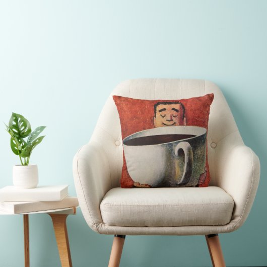 ヴィンテージハッピーマンカップ大コーヒー クッション (椅子)