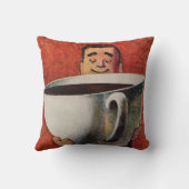 ヴィンテージハッピーマンカップ大コーヒー クッション (裏面)