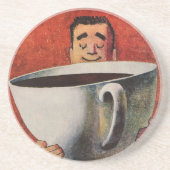 ヴィンテージハッピーマンカップ大コーヒー コースター (正面)