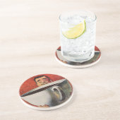 ヴィンテージハッピーマンカップ大コーヒー コースター (側面)