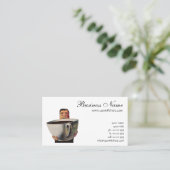 ヴィンテージハッピーマンカップ大コーヒー 名刺 (スタンド正面)