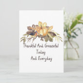 ヴィンテージハッピー感謝祭サンキューカード サンキューカード (スタンド正面)