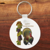 ヴィンテージハッピー感謝祭トルコ キーホルダー (正面)