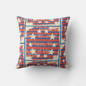 ヴィンテージハッピー4日/独立記念日 クッション (裏面)