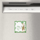 ヴィンテージハッピーSaint patricks dayハットボーイハグスラム マグネット (インサイチュ (食洗機))